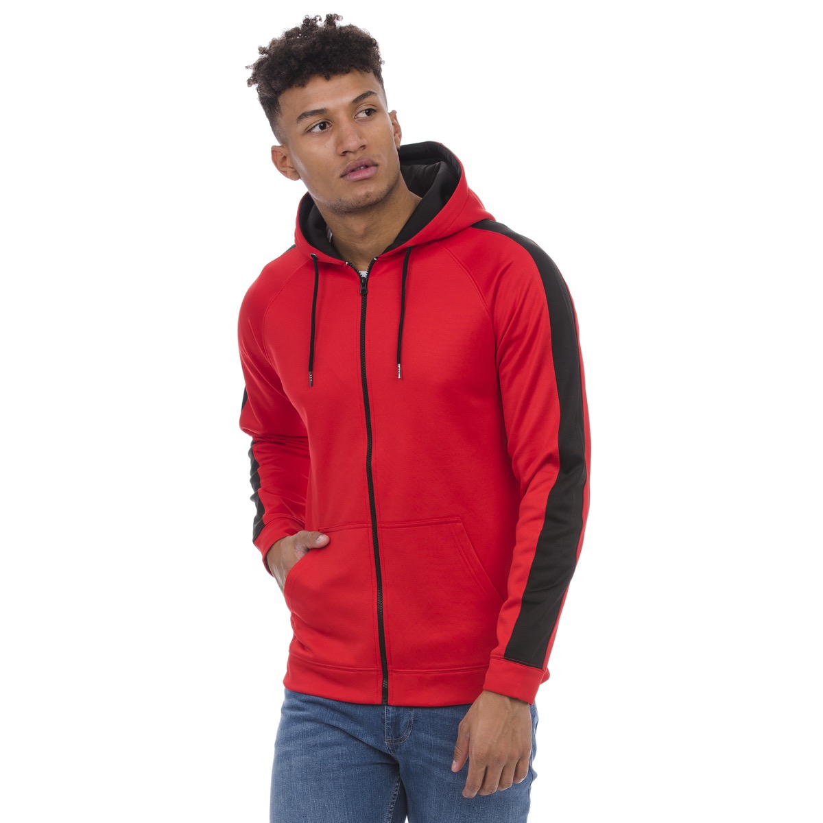 felpa adidas zip bordeaux