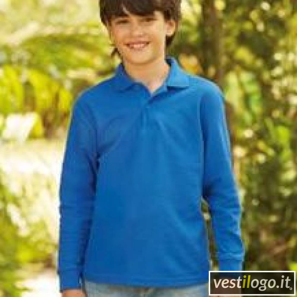 polo maniche lunghe bambino